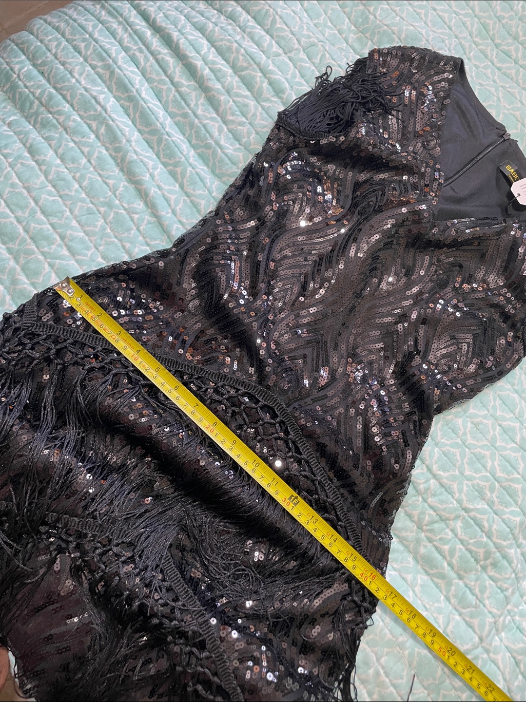 Sequin Drop Waste Fringe Flapper, Or Gatsby Dress — image 4 of 5